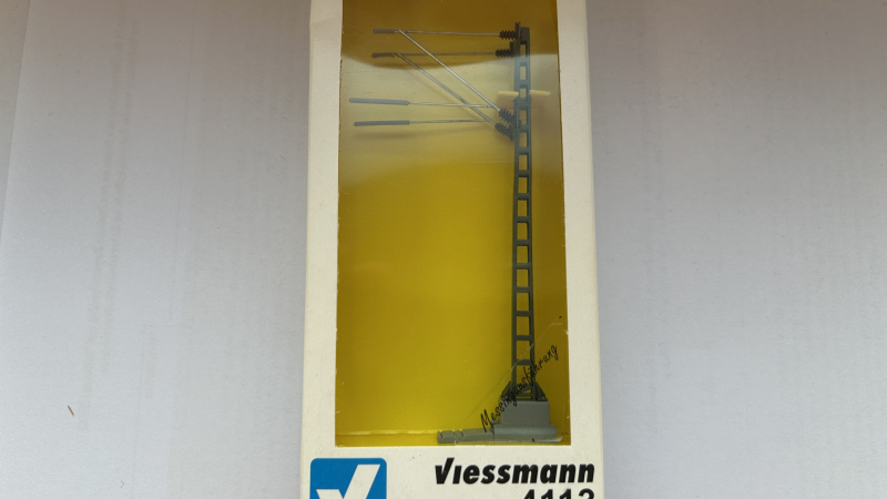 Viessmann H0 4113 Streckenmast mit Doppelausleger / OVP