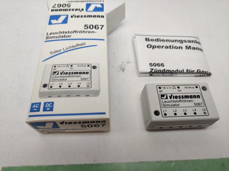 Viessmann 5067 Leuchtstoffröhren - Simulator / OVP - Kopie