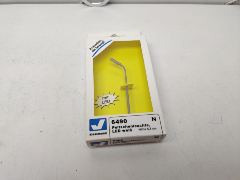 Viessmann H0 6490 Peitschenleuchte Led Weiß / Höhe 54 mm / OVP