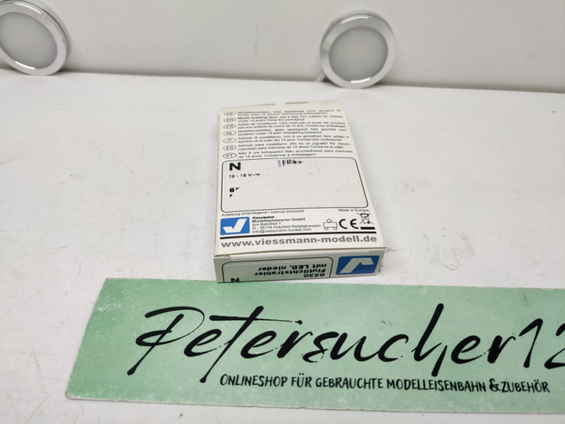 Viessmann N DC 6530 Flutlichtstrahler / Led weiß / 10 mm / OVP