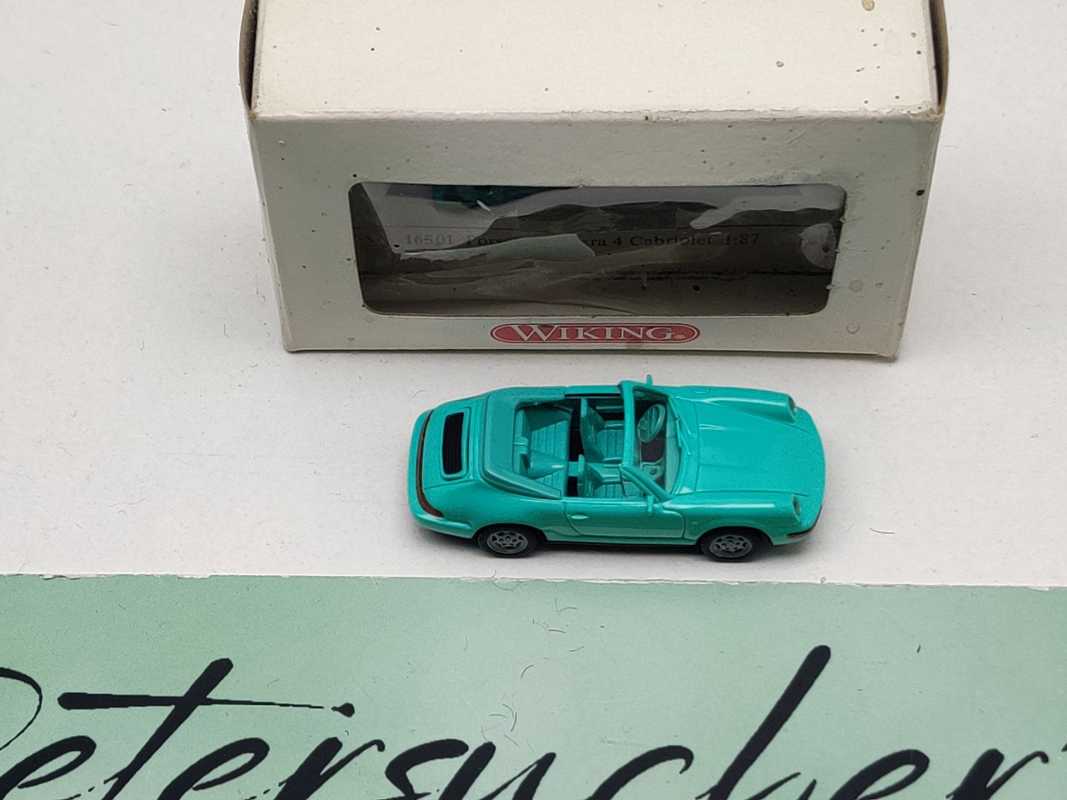 Wiking H0 165 01 Porsche Carrera 4 Cabriolet / 1:87 / OVP