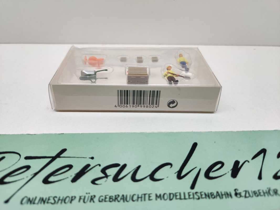 Wiking H0 1200 49 Figuren-Set "Baustellen-Set" / 8 Figurinen / OVP