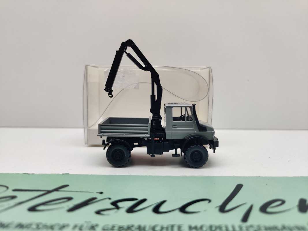 Wiking H0 647 03 27 Mercedes Benz "Unimog U1850" Ladekran / 1:87 / OVP