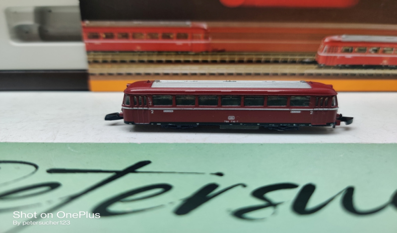 Märklin Z DC 8816 Schienenwagen 798  / DB / OVP