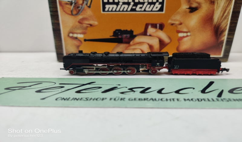 Märklin Z DC 8827 Güterzuglokomotive mit Schlepptender / DB / OVP