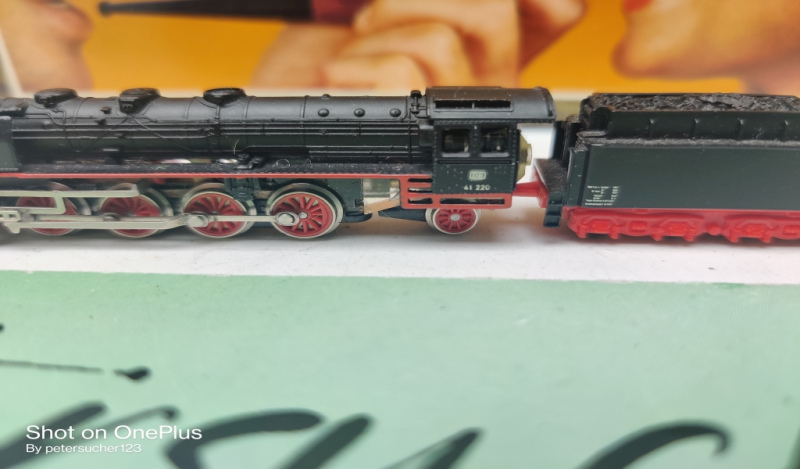 Märklin Z DC 8827 Güterzuglokomotive mit Schlepptender / DB / OVP