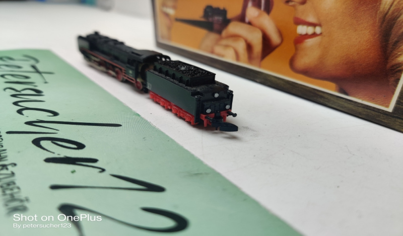 Märklin Z DC 8827 Güterzuglokomotive mit Schlepptender / DB / OVP