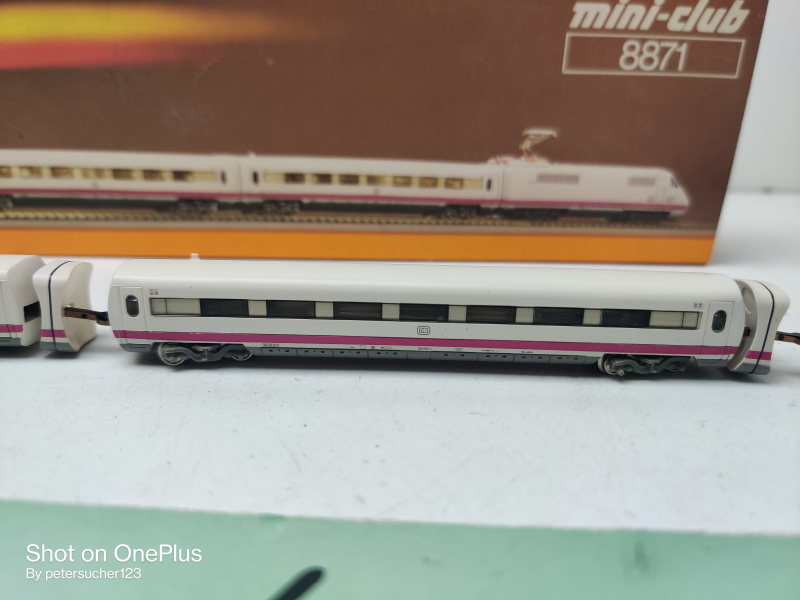 Märklin Z DC 8871 Triebwagenzug ICE / DB / OVP