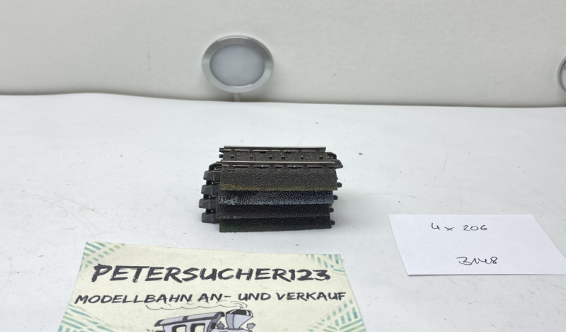 Märklin H0 4 x gebogenes  C-Gleis  24206 Anlagenrückbau