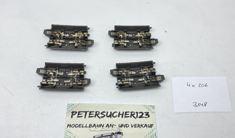 Märklin H0 4 x gebogenes  C-Gleis  24206 Anlagenrückbau