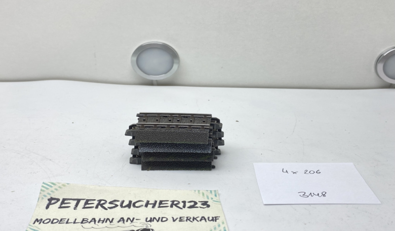 Märklin H0 4 x gebogenes  C-Gleis  24206 Anlagenrückbau