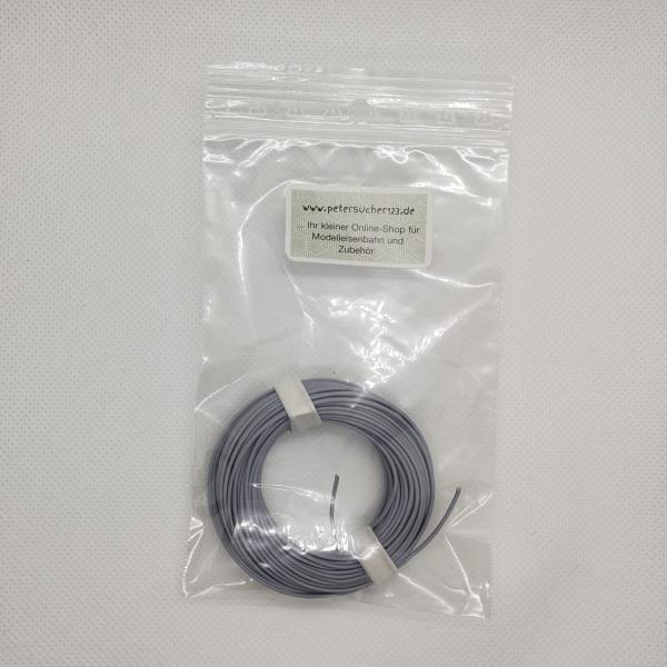 Noch, Brawa  Kabel Grau  10 Meter Schaltlitze 0,14mm²     K6  J1210,14mm²     K4  J121