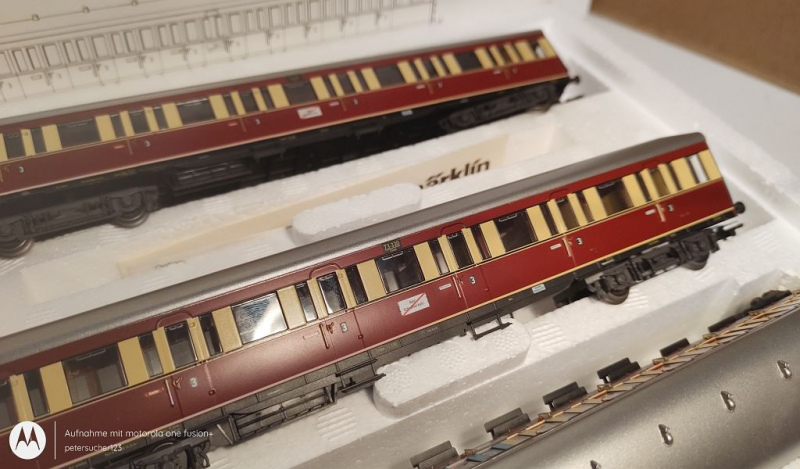 Märklin H0 AC 43108 Nahverkehrswagen-Set "Ruhr-Schnellverkehr" / K / DRG / OVP