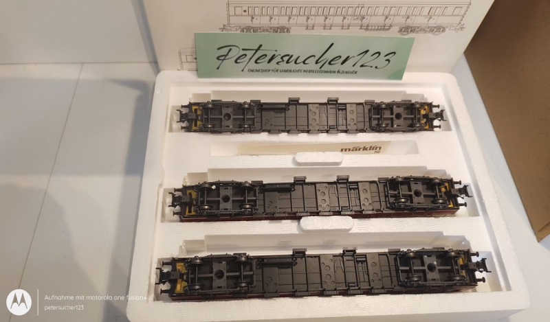 Märklin H0 AC 43108 Nahverkehrswagen-Set "Ruhr-Schnellverkehr" / K / DRG / OVP