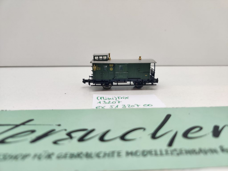 Minitrix N DC 13207 ex 51320700 Güterzugbegleitwagen Pw / DRG