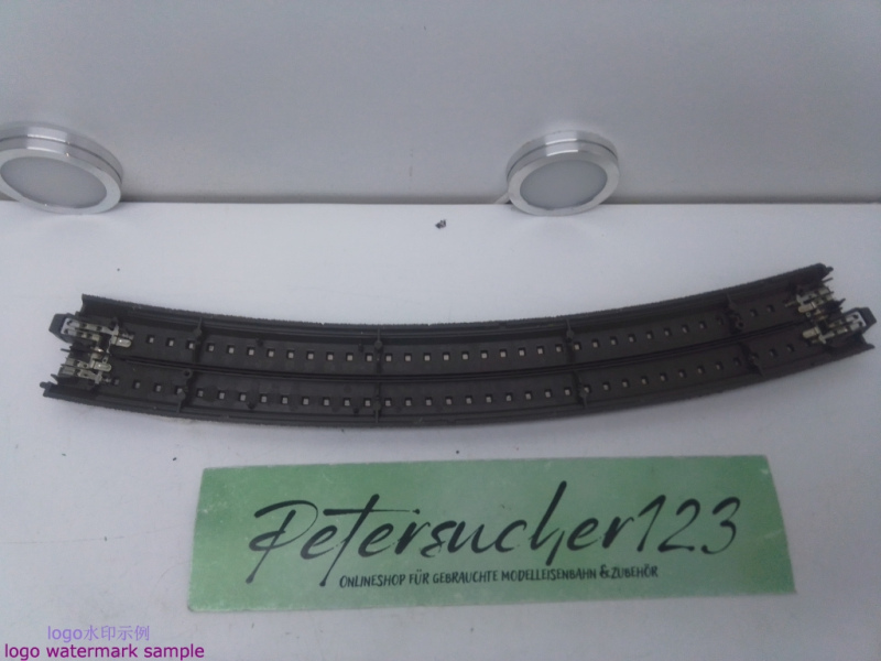 Märklin H0 1 x gebogenes C-Gleis 24430  R4  = 579.3 mm / 30° / Anlagenrückbau