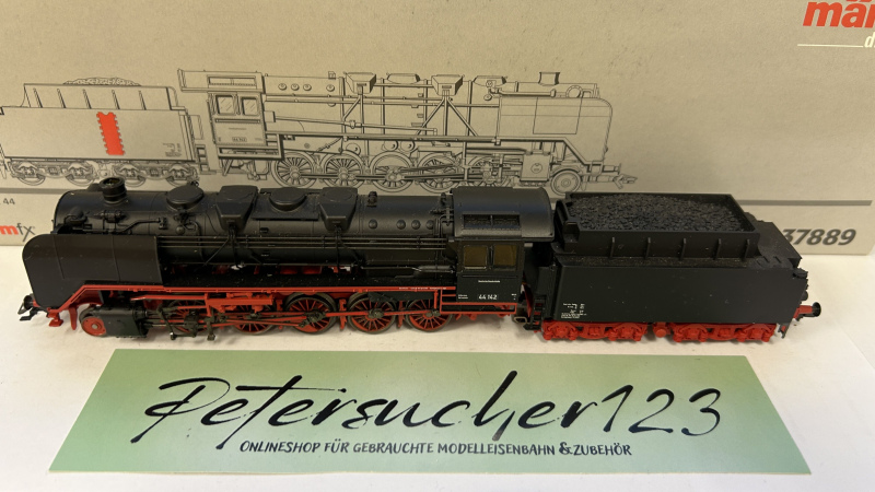 MÄRKLIN H0 AC 37889 / BR44 Dampflok Schlepptender DB / Mfx / Sound / Telex / OVP