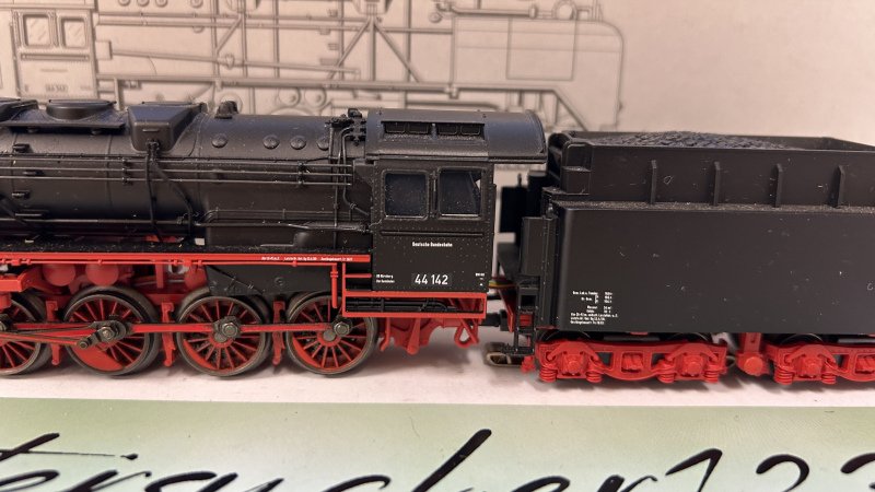 MÄRKLIN H0 AC 37889 / BR44 Dampflok Schlepptender DB / Mfx / Sound / Telex / OVP