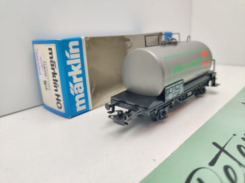 Märklin H0 AC 4440 Kesselwagen "Stinnes Interöl" / DB / OVP blau