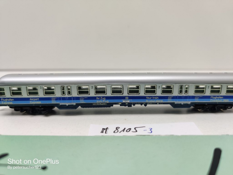 Märklin Z DC 8105 1x Nahverkehrswagen aus Set / 2.Kl / Bnb719 / DB