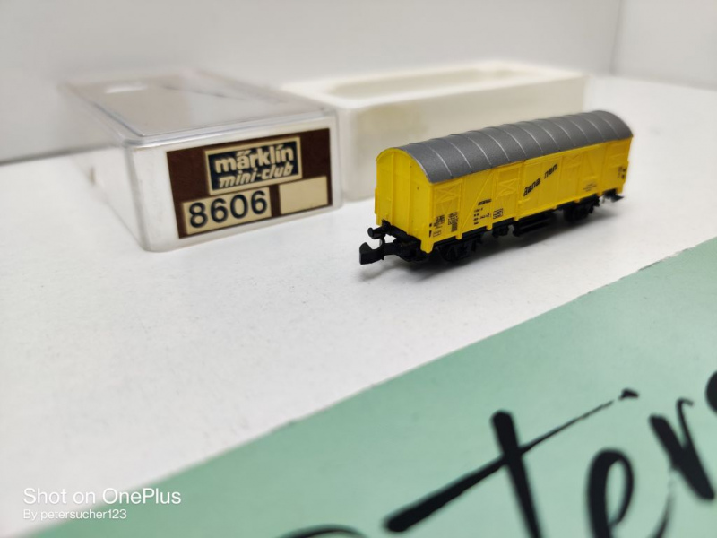 Märklin Z DC 8606 Bananenwagen / Ibbis / DB / OVP