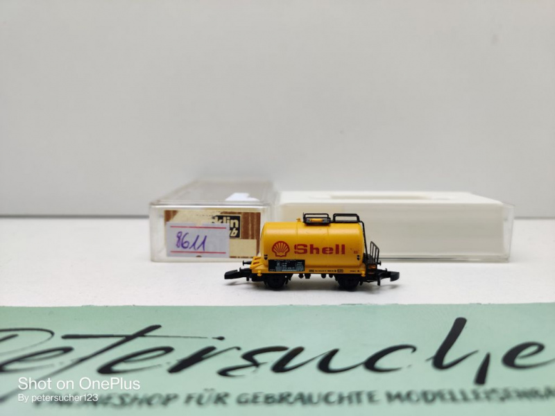 Märklin Z DC 8611 Kesselwagen "SHELL" / [P] / Privat DB / ErsatzVP