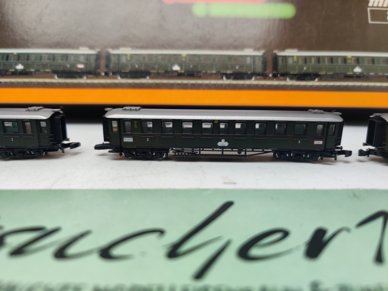 Märklin Z DC 87945 Schnellzugwagen-Set / Württemberg / DRG / OVP