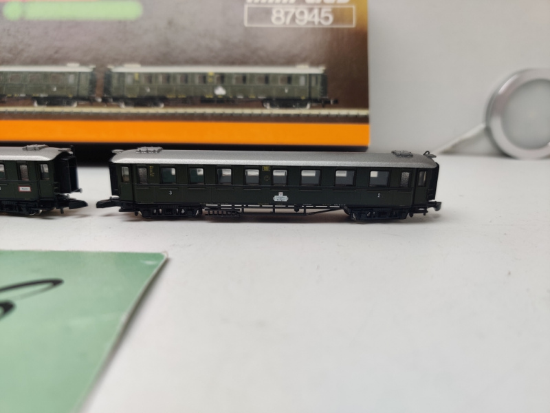 Märklin Z DC 87945 Schnellzugwagen-Set / Württemberg / DRG / OVP