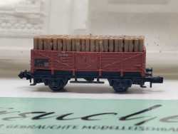 Arnold N DC 4471 Hochbordwagen "Grubenholz" Om / 627 850 / DB