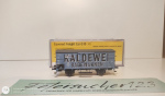 BRAWA H0 AC 48285 gedeckter Güterwagen "Kaldewei" / AC-Achsen / K / DB / OVP