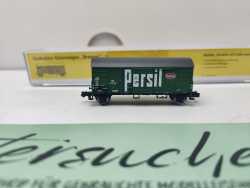 Brawa N DC 67216 gedeckten Güterwagen / Bauart Gms 35 / „Persil“-Werbebedruckung  / OVP