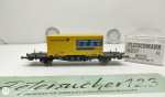 Fleischmann H0 DC 5237 K Containerwagen m. Wechselbrücke "DEUTSCHE POST" / NEM / DB/ OVP