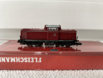 Fleischmann N 723006 / V100 1136 Diesellok / Rot / DB / Analog / OVP