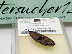 Ferro-Train N MN-316.04 Ruderboot, klein, braun, Holz / 1:160 / OVP