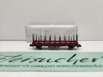 Fleischmann N DC 872501 Rungenwagen Stahlrungen Rmrs / NEM / DR / OVP