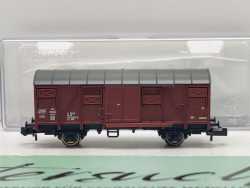 Fleischmann N DC 931405-02 gedeckter Güterwagen Gs / NEM / DR / EVP