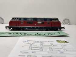 MÄRKLIN H0 AC 3021 / V200 056 / Diesellok / Rot / DB / Umbau Delta - Digital