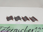 Märklin H0 AC 2235 4x gebogenes K-Gleis / R 424,6 / 3° 45'= 1/8 / Kleber, Farbe