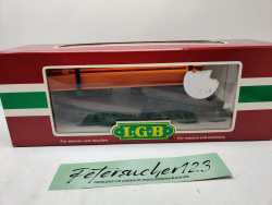 LBG Spur G / 40500 / Feldbahn-Drehschemelwagen-Set / OVP