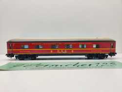 Märklin H0 AC 00766-04 Schlafwagen WLABüm33 aus Display / DB / OVP hblau