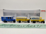 Märklin H0 18987 /  dreiteiliges historisches Postauto-Set  / OVP