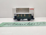 Märklin H0 AC 4303 Post-/Gepäckwagen / LPwPostbay00 / NEM / DB / OVP weiß