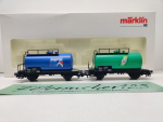 Märklin H0 AC 44562.001 Kesselwagen-Set "Pepsi" + "7.up" Zc / Rarität / SJ / EVP weiß