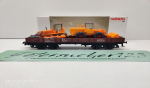 Märklin H0 AC 4474 Niederbord + Planierraupe + Schaufellader / Rlmms / DB / OVP weiß