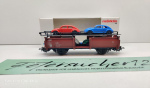 Märklin H0 AC 4613 Autotransportwagen / 4 Käfer / Laaes 541 / DB / OVP weiß
