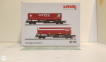 Märklin H0 AC 47115 Taschenwagen-Set "Schöni + Planzer" / NEM / OVP weiß