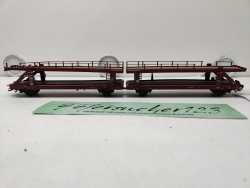 Märklin H0 AC 4712 Doppel-Autotransportwagen der Bauart Laaeks 553 / NEM / DB