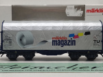 Märklin H0 AC 47201 Schiebeplanenwagen "Magazin JW'01" Shimmns-tu / NEM / MB / OVP