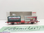 Märklin H0 AC 47702 Containertragwagen "Makrolon" / Lgnss577 / NEM / DB