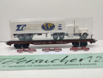 Märklin H0 AC 4862-3 US Flat Car & 1 US Truck aus Set / MILW